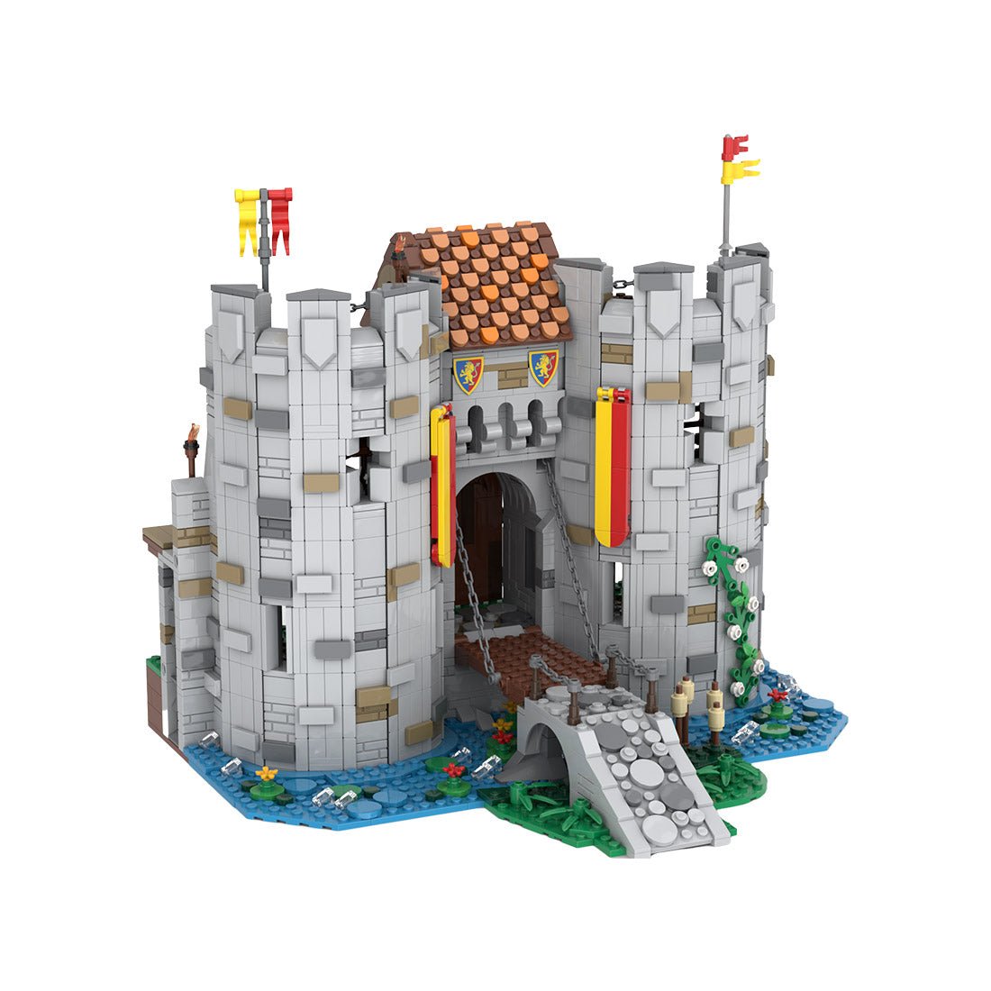 MOC - 157507 The gate of Bricktenstein castle - LesDiy