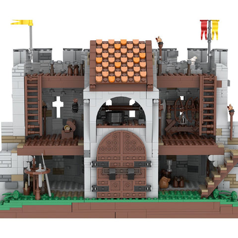 MOC - 157507 The gate of Bricktenstein castle - LesDiy