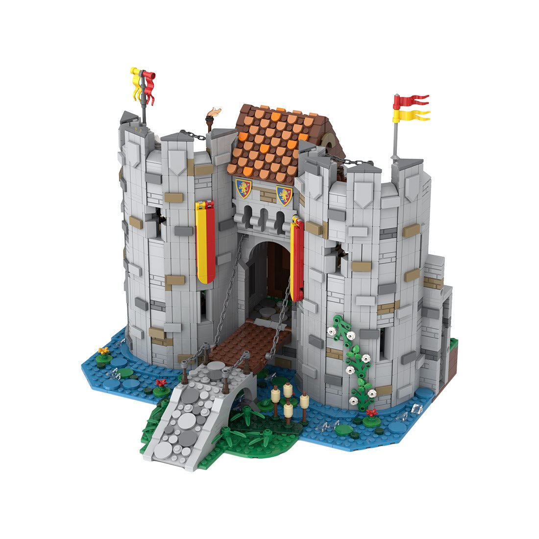 MOC - 157507 The gate of Bricktenstein castle - LesDiy