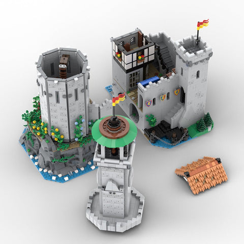 MOC - 158575 Medieval Island Lighthouse - LesDiy