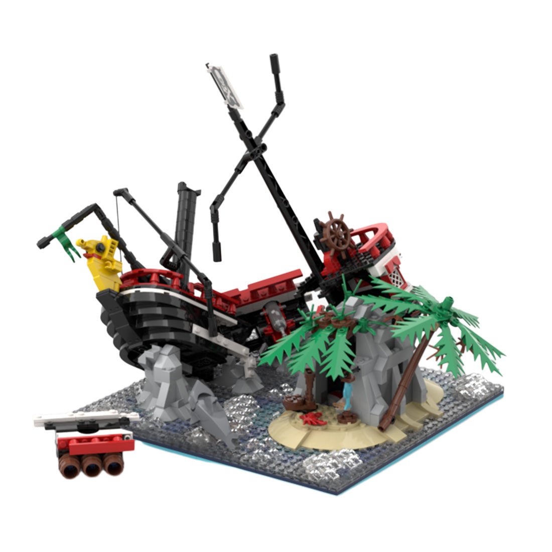 MOC - 159152 Shipwreck Island - LesDiy