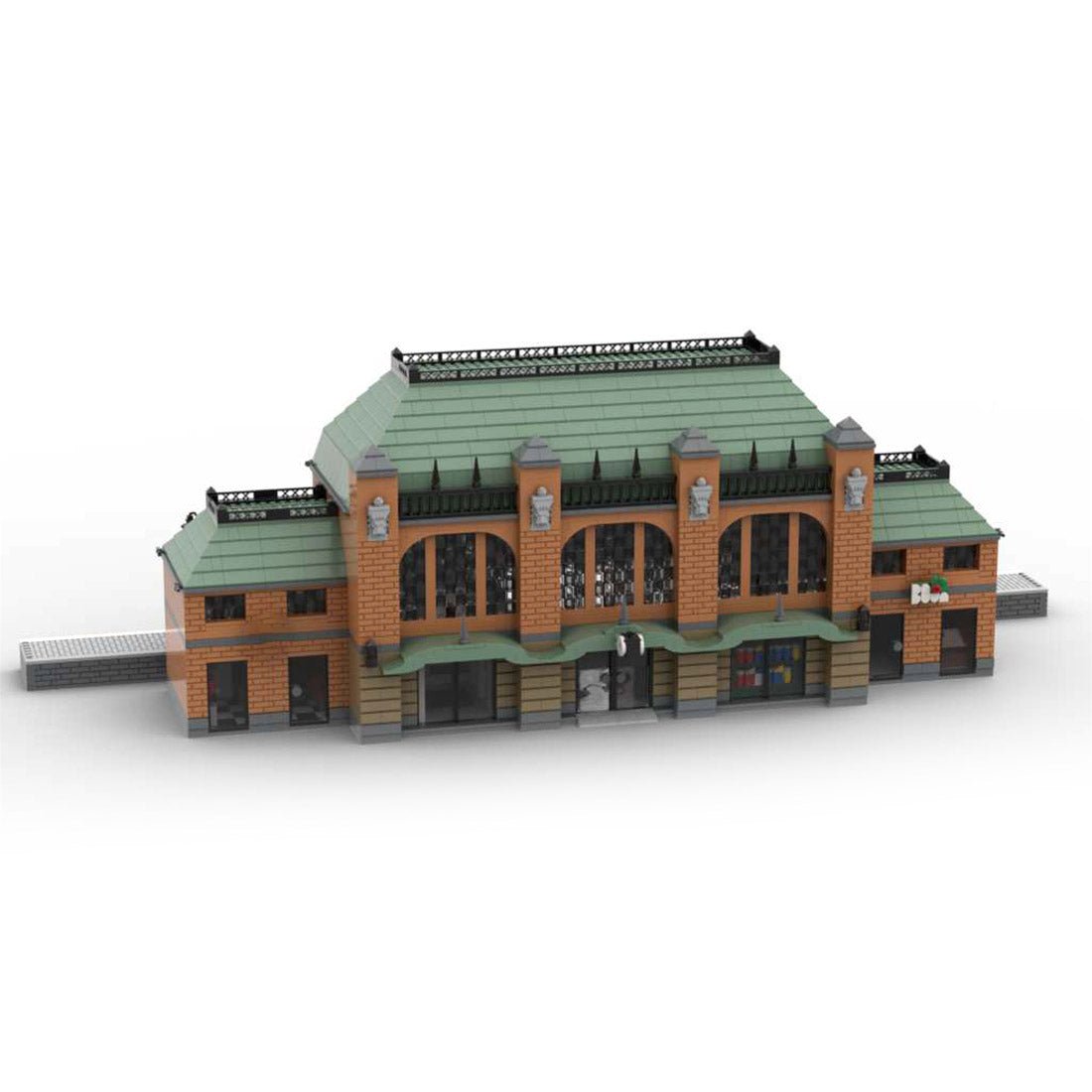 MOC - 160387 Steinbrück Central Railway Station - LesDiy