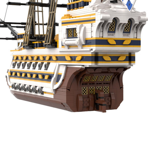 MOC - 160740 Royal Pirate Battleship - LesDiy