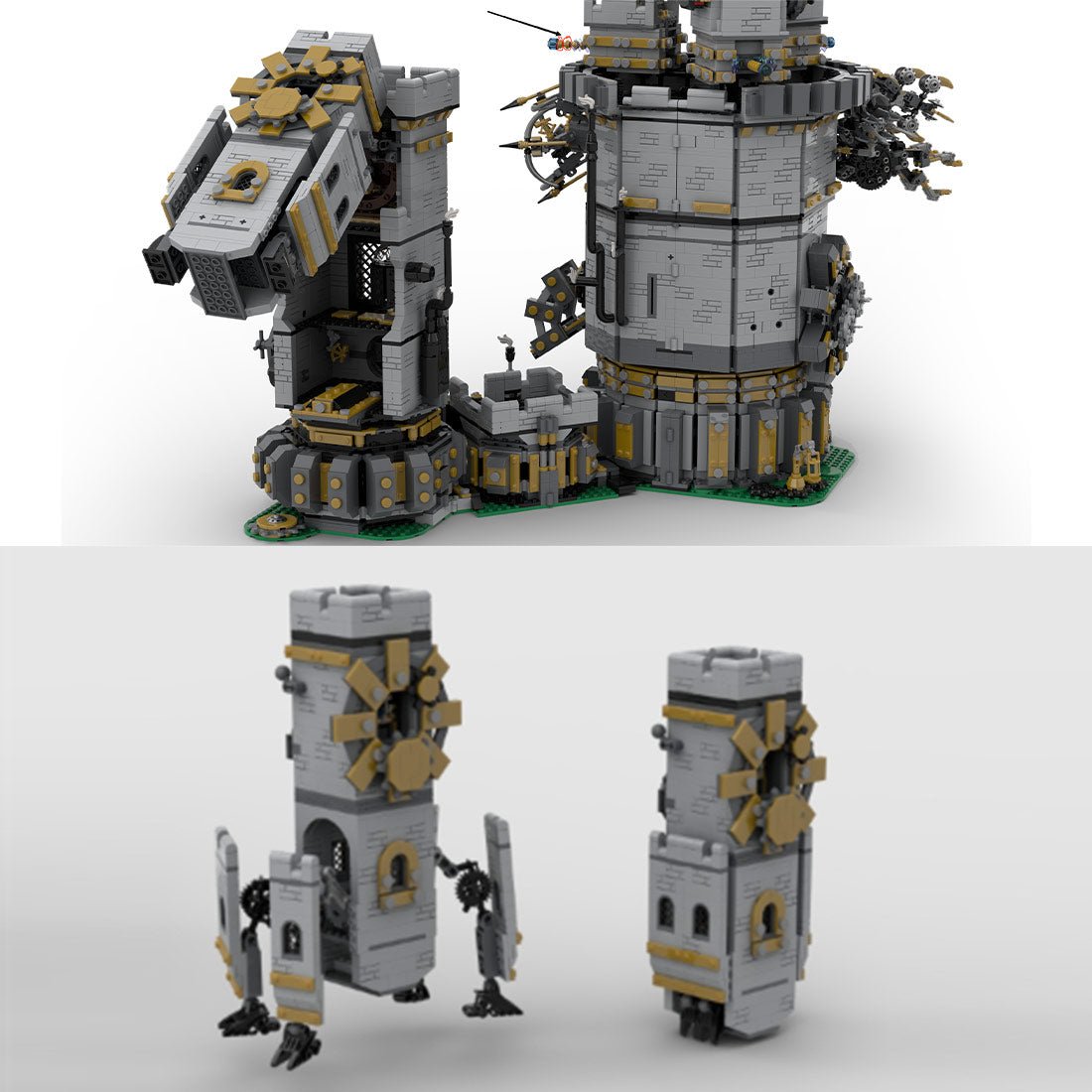 MOC - 161376 Clockwork Castle - LesDiy