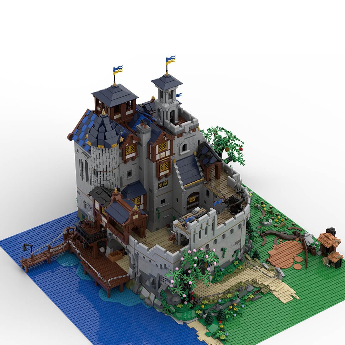 MOC - 161565 Black Falcon Royal Castle - LesDiy