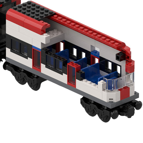 MOC - 164031 Swiss Electric Train - Static - LesDiy