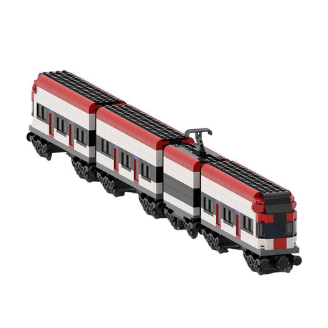 MOC - 164031 Swiss Electric Train - Static - LesDiy