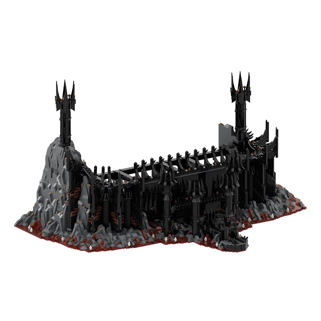 MOC - 164351 UCS Barad - Dur Dark Fortress - LesDiy