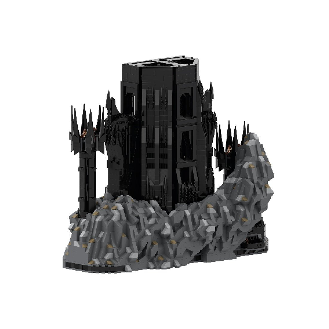 MOC - 164351 UCS Barad - Dur Dark Fortress - LesDiy