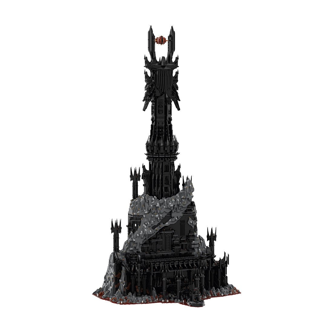 MOC - 164351 UCS Barad - Dur Dark Fortress - LesDiy