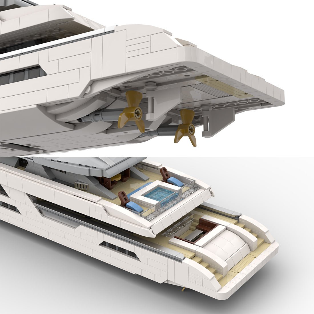 MOC - 164898 Midi Scale Yacht - LesDiy