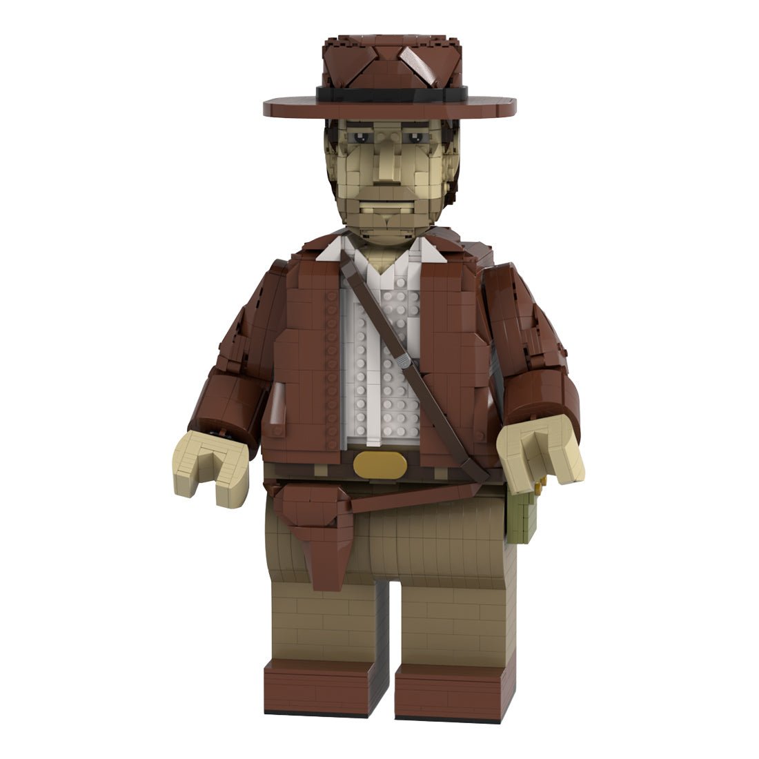 MOC - 166059 Indiana Jones Megafigure(with Helmet) - LesDiy