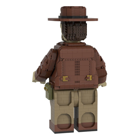 MOC - 166059 Indiana Jones Megafigure(with Helmet) - LesDiy