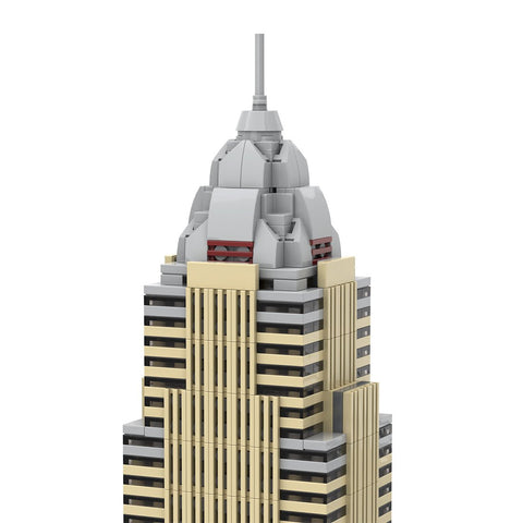 MOC - 172359 1/800 Scale Key Tower Cleveland Skyscraper Building Blocks - LesDiy - Building Blocks