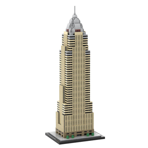 MOC - 172359 1/800 Scale Key Tower Cleveland Skyscraper Building Blocks - LesDiy - Building Blocks