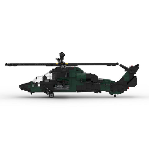 MOC - 177490 EC 665 Tiger Armed European Helicopter Military - LesDiy - 