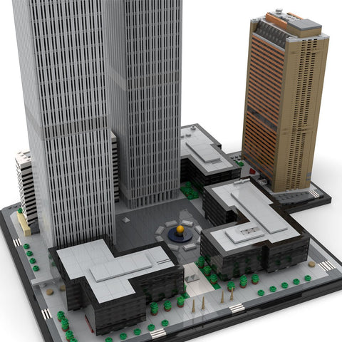 MOC - 177998 World Trade Center Complex 1:800 Scale - LesDiy