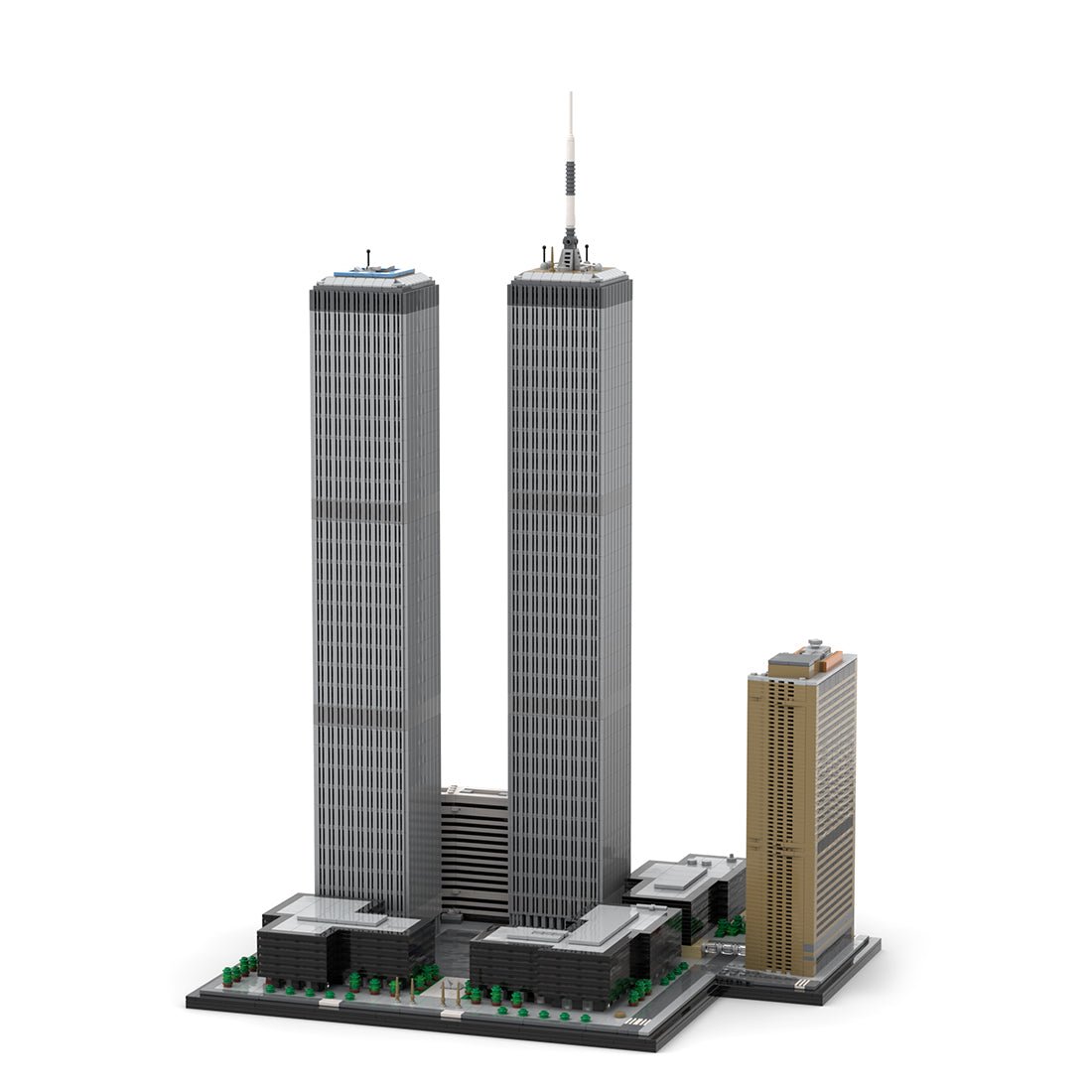 MOC - 177998 World Trade Center Complex 1:800 Scale - LesDiy