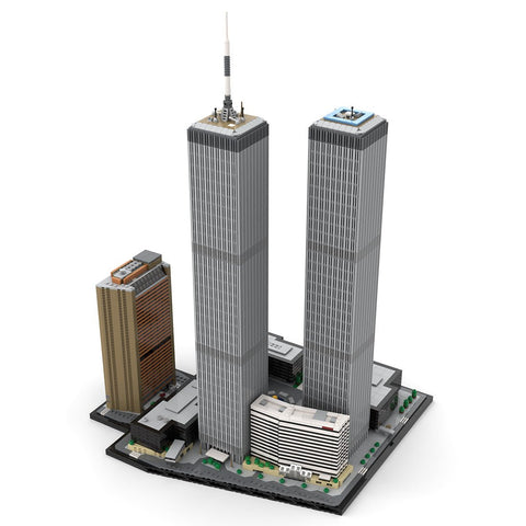 MOC - 177998 World Trade Center Complex 1:800 Scale - LesDiy