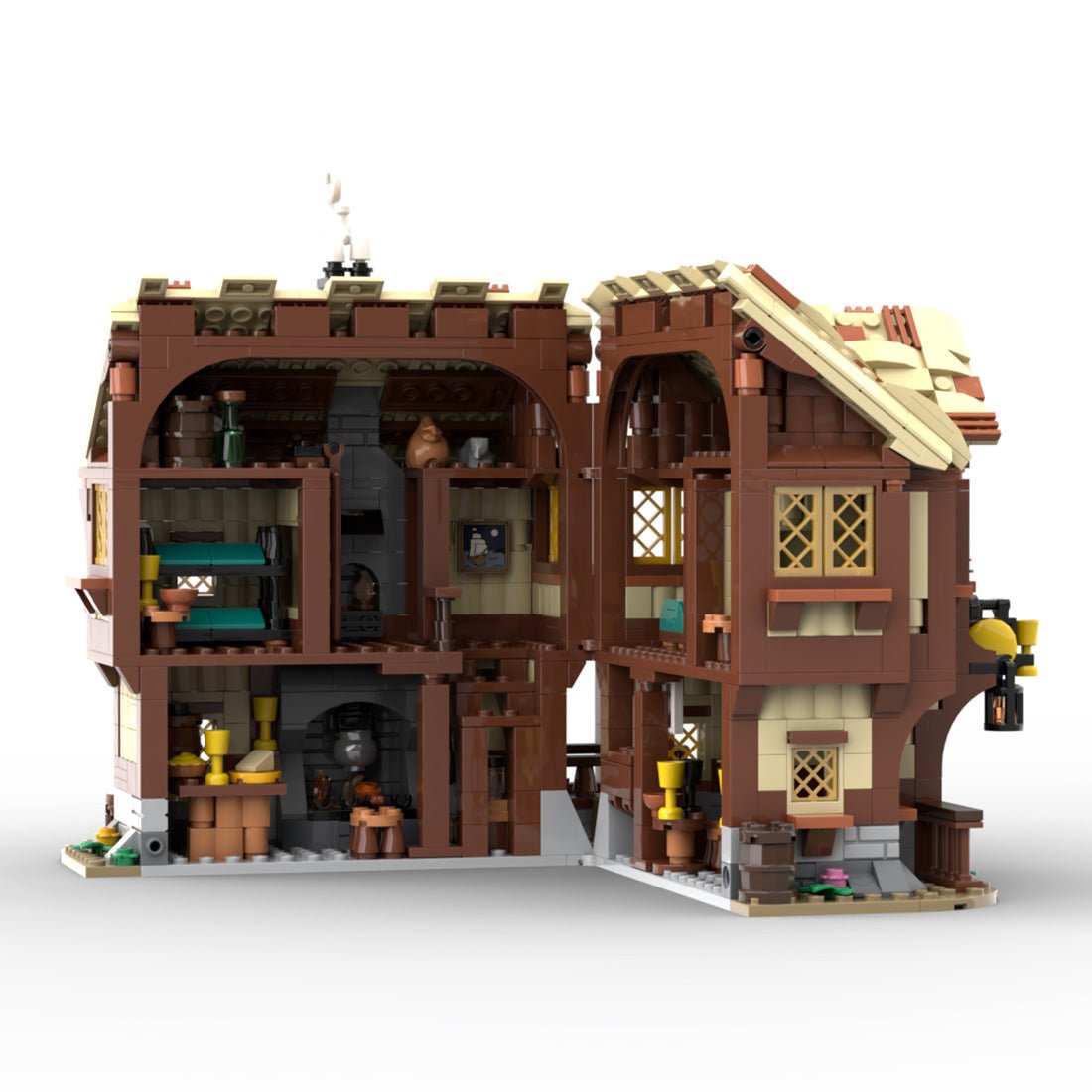 MOC - 179403 Tavern - Medieval Village - LesDiy