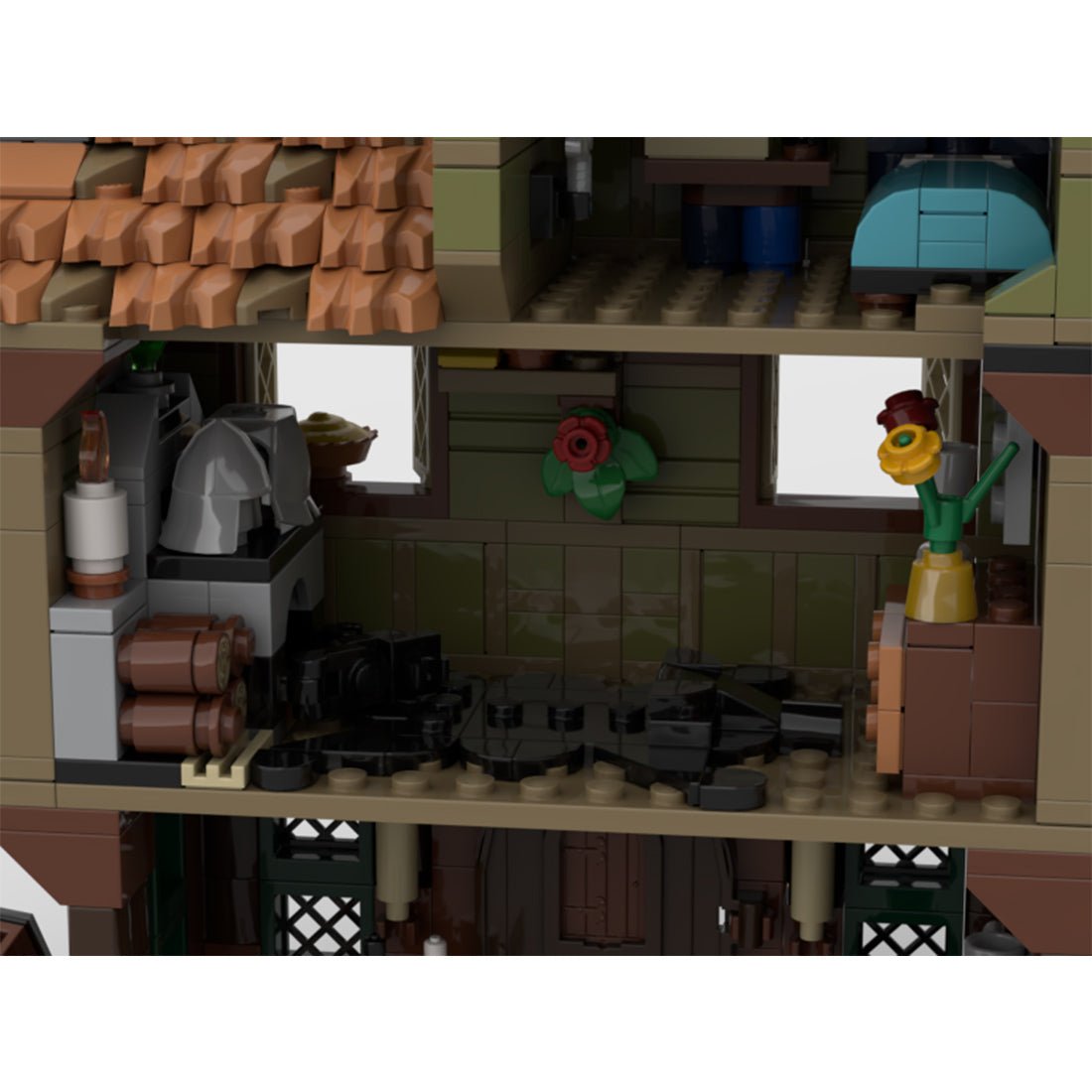 MOC - 182279 Medieval Village - LesDiy