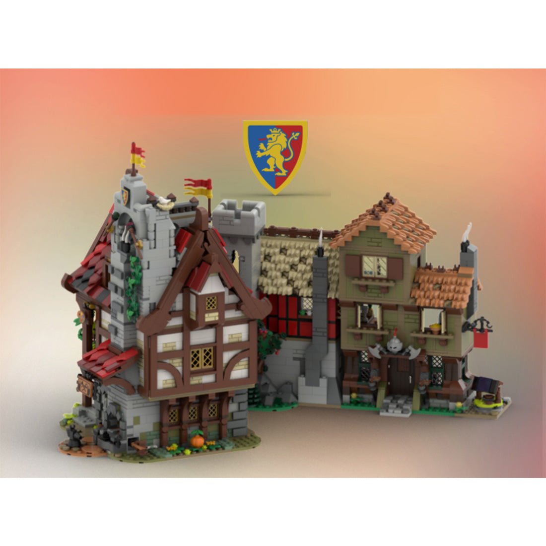 MOC - 182279 Medieval Village - LesDiy - 