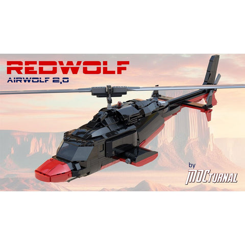 MOC - 184933 AIRWOLF series: REDWOLF - LesDiy