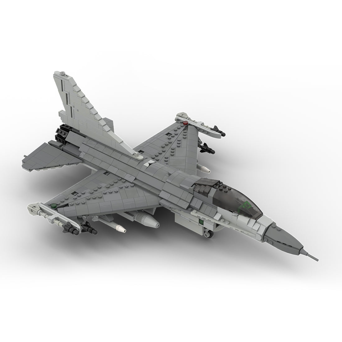 MOC - 187679 F - 16 Fighting Falcon | 1:35 Scale (v2) - LesDiy - 