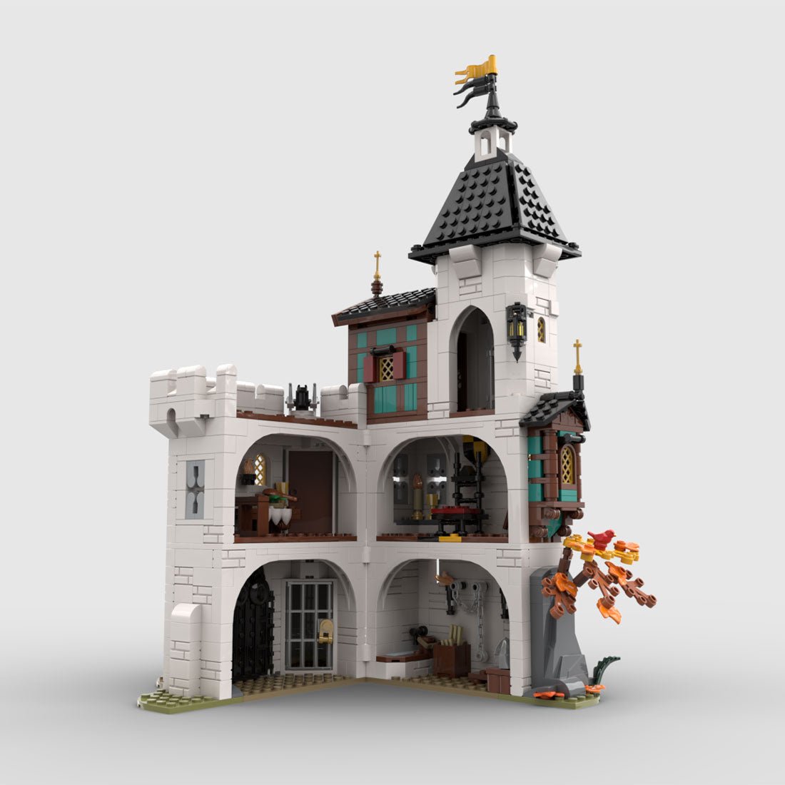 MOC - 189672 White tower - LesDiy