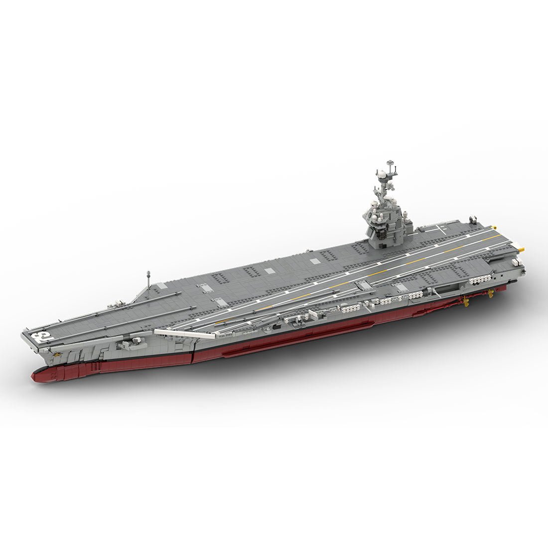 MOC - 192566 CVN - 78 Gerald R. Ford | Aircraft Carrier - 1:300 Scale - LesDiy - 