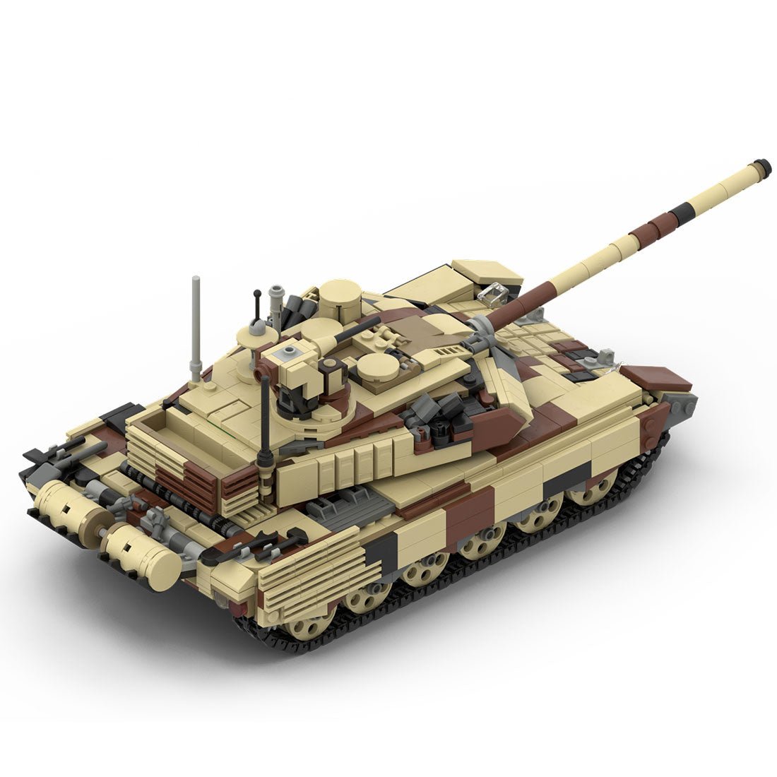 MOC - 19364 T - 90 MS v2 Tank | 1:35 Minifigure Scale - LesDiy - 