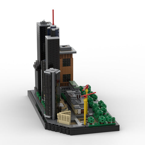 MOC - 194839 Frankfurt Neue Mainzer Straße skyscrapers part 1 - LesDiy