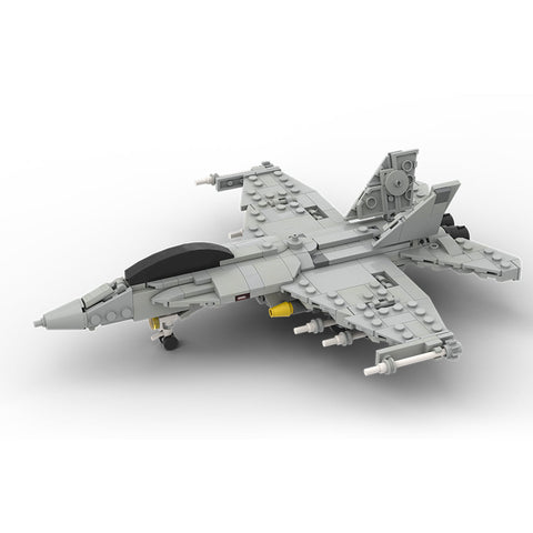 MOC - 201515 Boeing | F/A - 18 E/F Super Hornet - 1:70 Scale Building Blocks - LesDiy