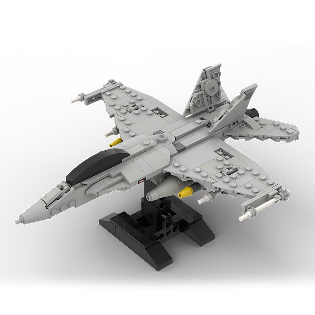 MOC - 201515 Boeing | F/A - 18 E/F Super Hornet - 1:70 Scale Building Blocks - LesDiy