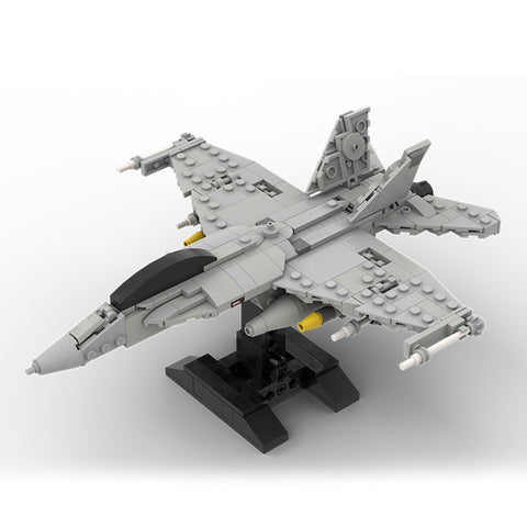 MOC - 201515 Boeing | F/A - 18 E/F Super Hornet - 1:70 Scale Building Blocks - LesDiy - Building Blocks