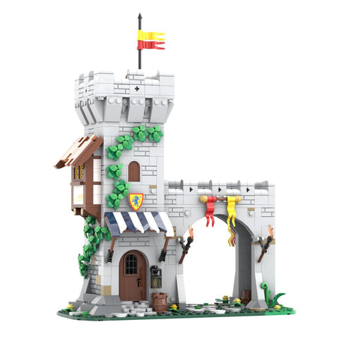 MOC - 204044 Lion Knight's Modular Town Gate - LesDiy