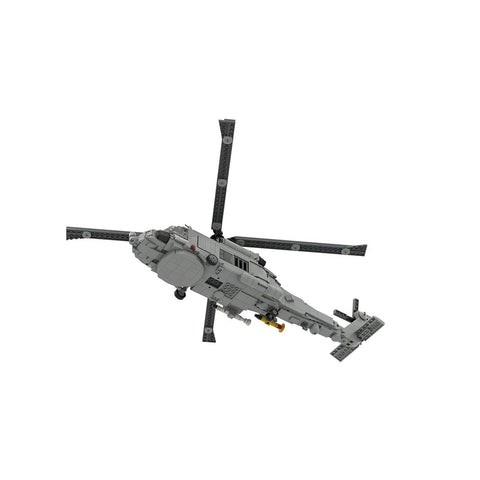 MOC - 206841 Sikorsky | SH - 60 SEA HAWK - 1:35 Scale (v3) Building Blocks - LesDiy - Building Blocks