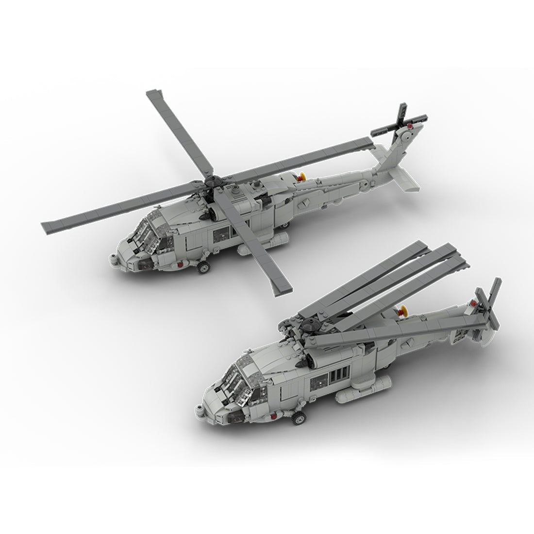 MOC - 206841 Sikorsky | SH - 60 SEA HAWK - 1:35 Scale (v3) Building Blocks - LesDiy