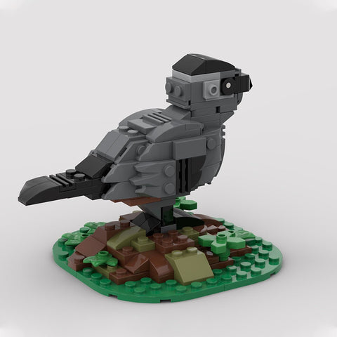 MOC - 206846 Gray Catbird Building Blocks - LesDiy - Building Blocks