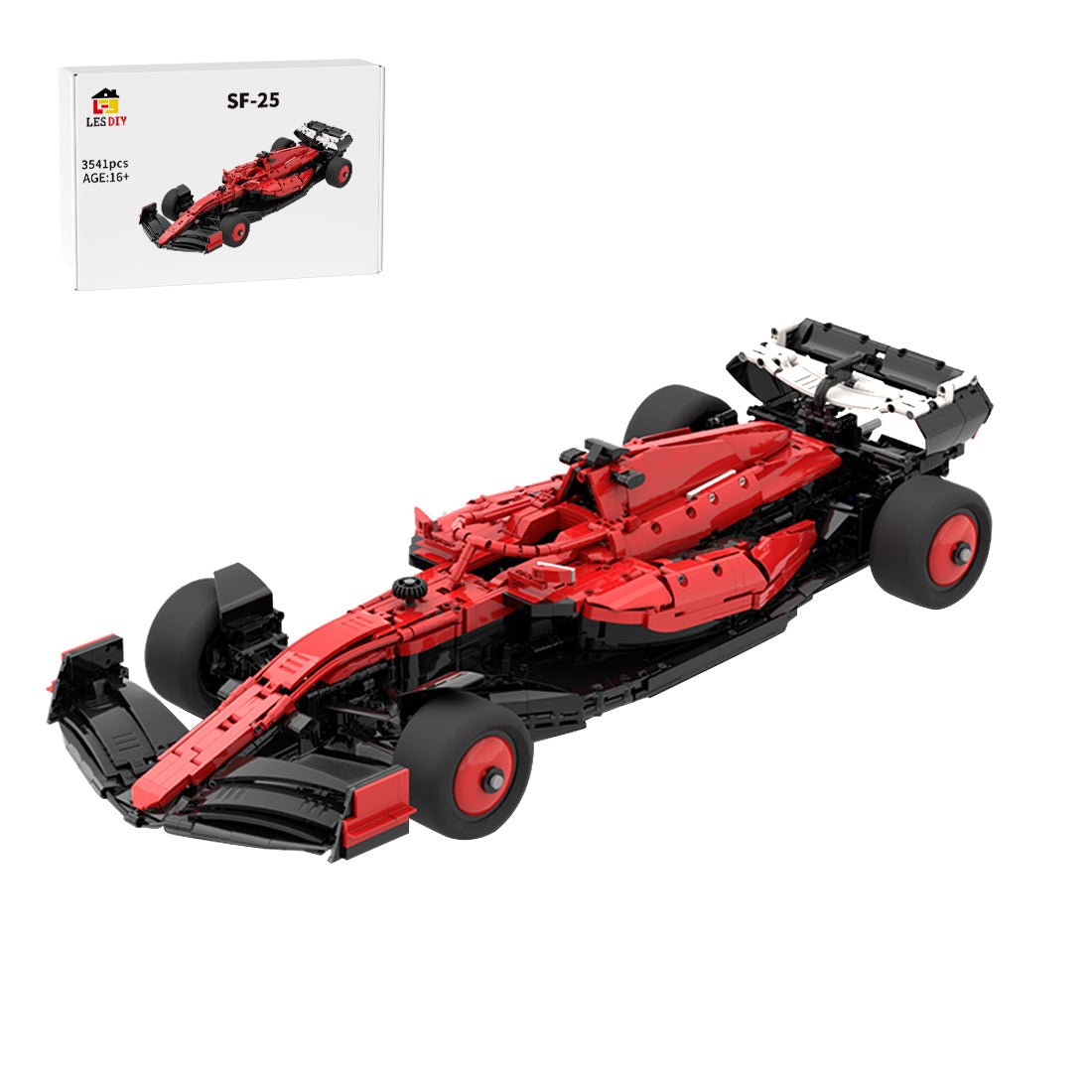 MOC - 214949 1/8scale SF25 Racing Car Building Blocks - LesDiy - Building Blocks