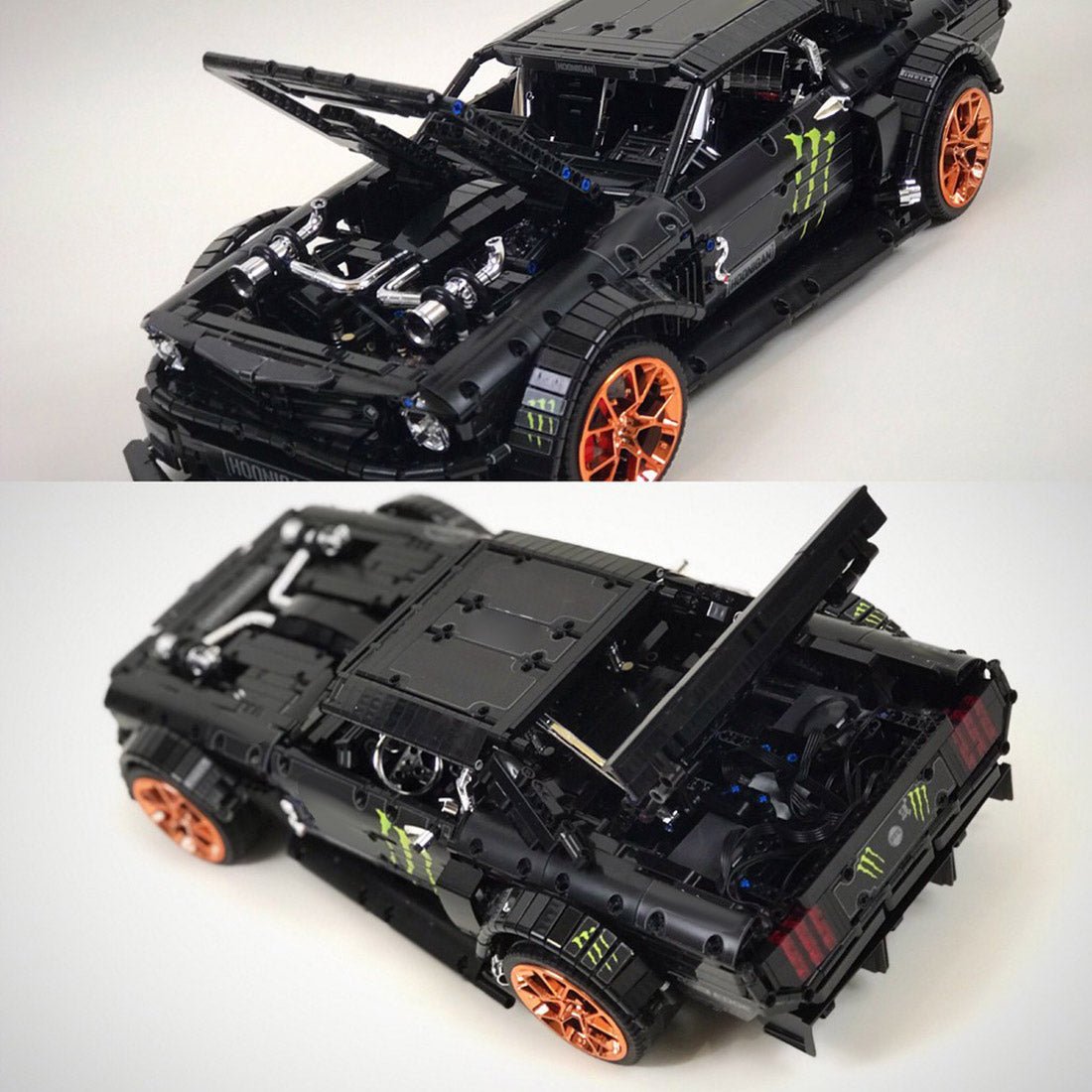 MOC - 22970 Ford Mustang Hoonicorn V2 - Dynamic - LesDiy