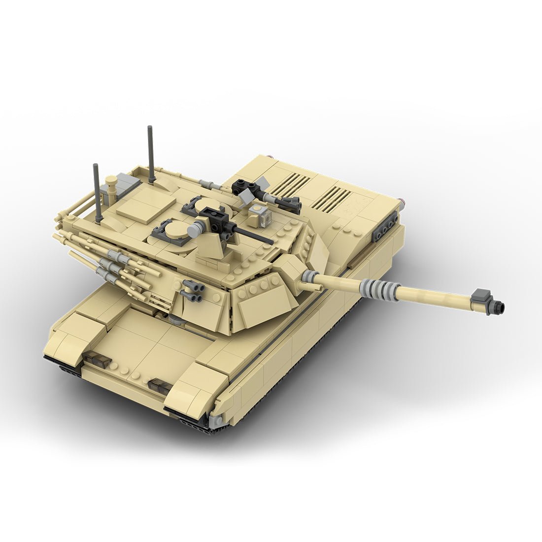 MOC - 25419 M1A2 Abrams TANK | 1:33 Minifigure Scale - LesDiy