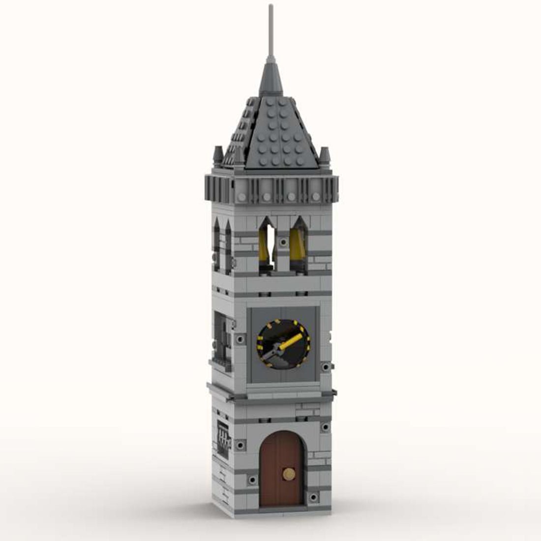 MOC - 33985 Medieval Street Bell Tower Church fot Lego - LesDiy - medieval architecture