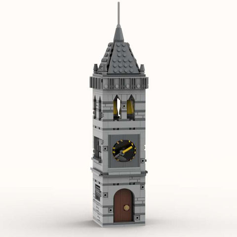 MOC - 33985 Medieval Street Bell Tower Church fot Lego - LesDiy