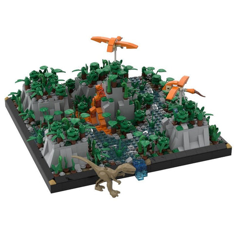 MOC - 35453 Jurassic Environment Diorama - LesDiy