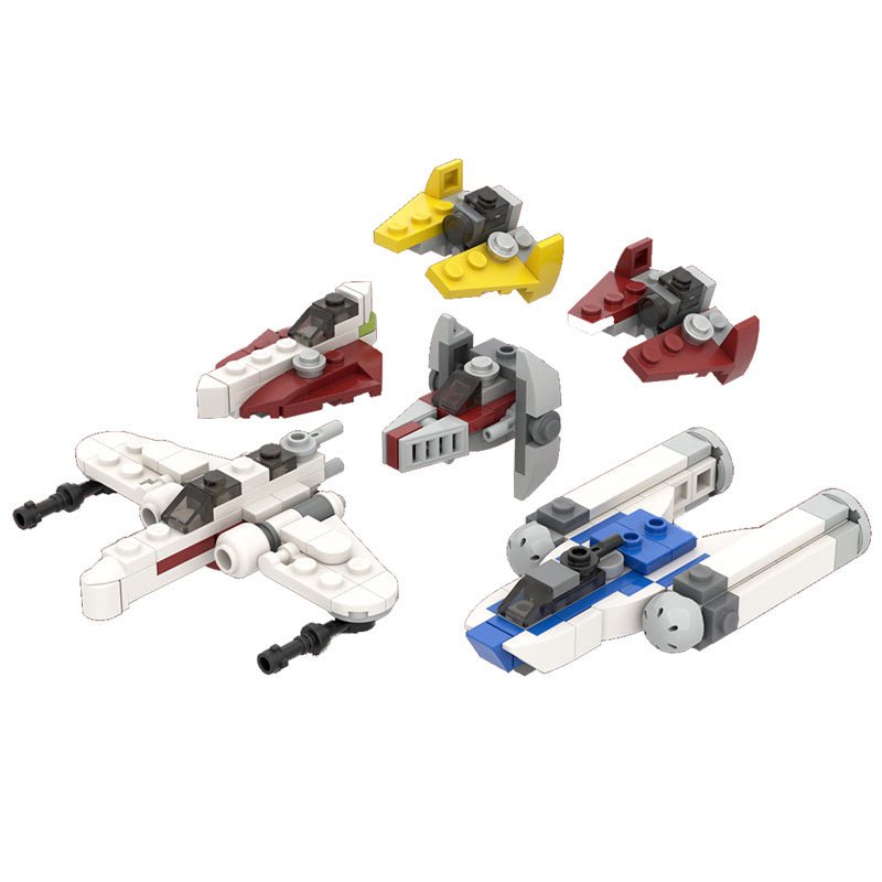 MOC - 42376 Micro Republic Starfighters - LesDiy - MOC