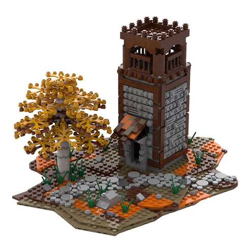 MOC - 42970 Medieval Watch Tower Building Blocks - LesDiy - 