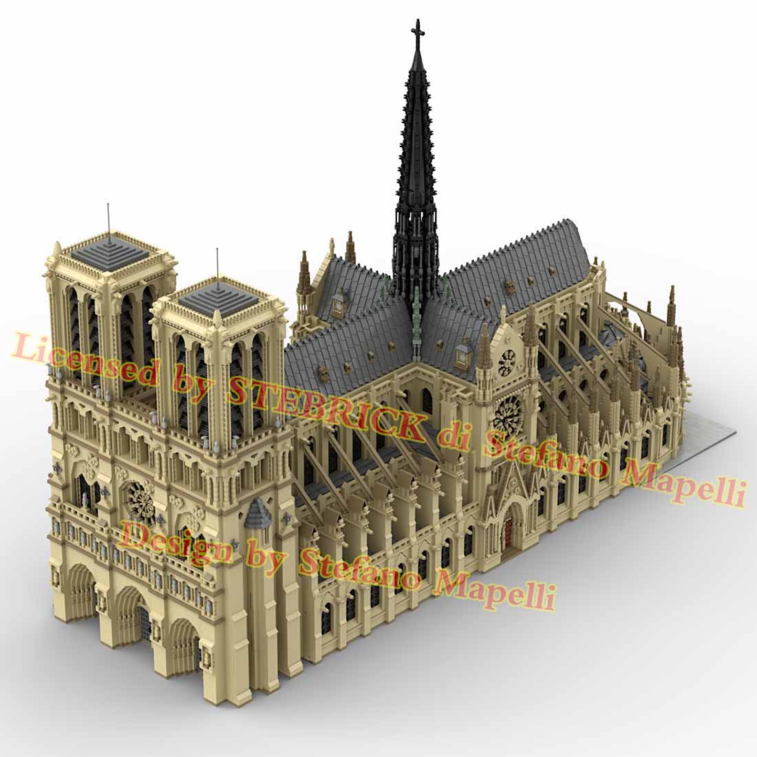 MOC - 43974 Notre Dame de Paris - LesDiy