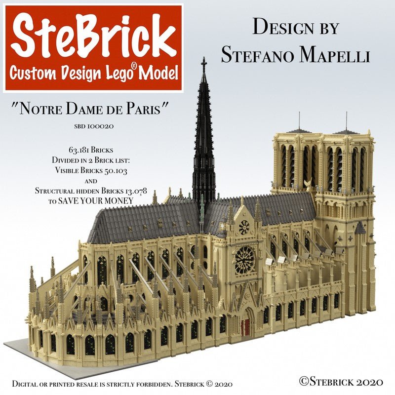 MOC - 43974 Notre Dame de Paris - LesDiy