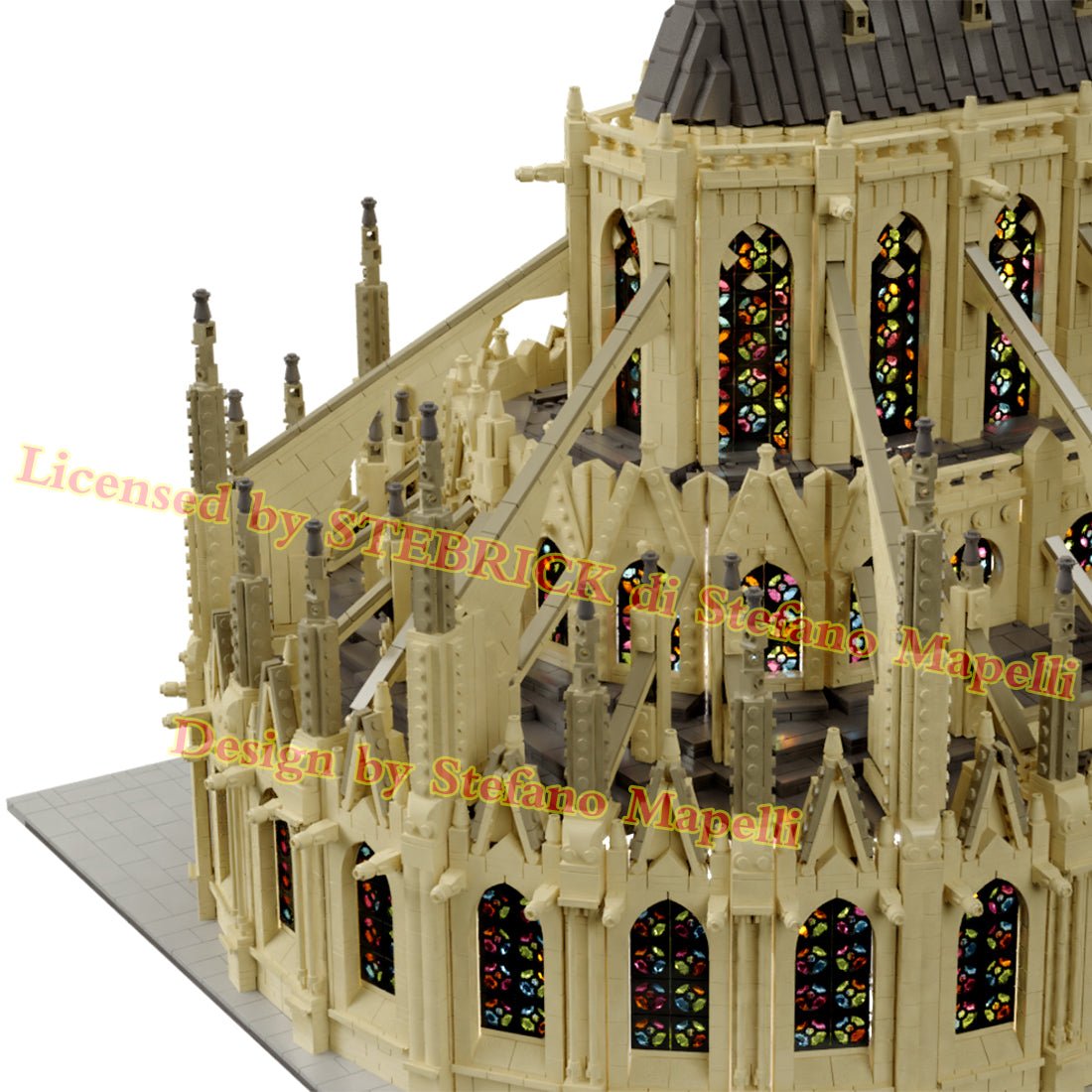 MOC - 43974 Notre Dame de Paris - LesDiy - MOC